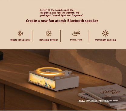 Desktop Fragrance Vinyl Bluetooth Speaker with Lighting and Call Function | Trendy World Goods