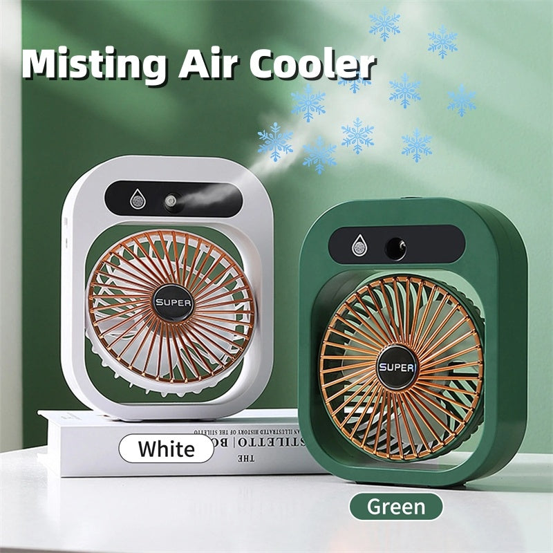 Portable USB Rechargeable Misting Fan & Air Cooler