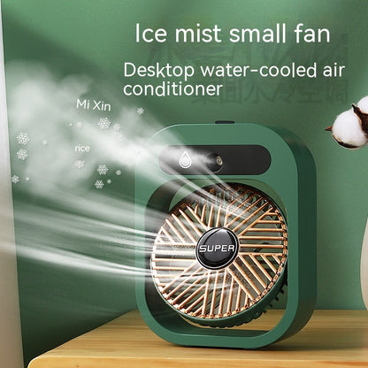 Portable USB Rechargeable Misting Fan & Air Cooler