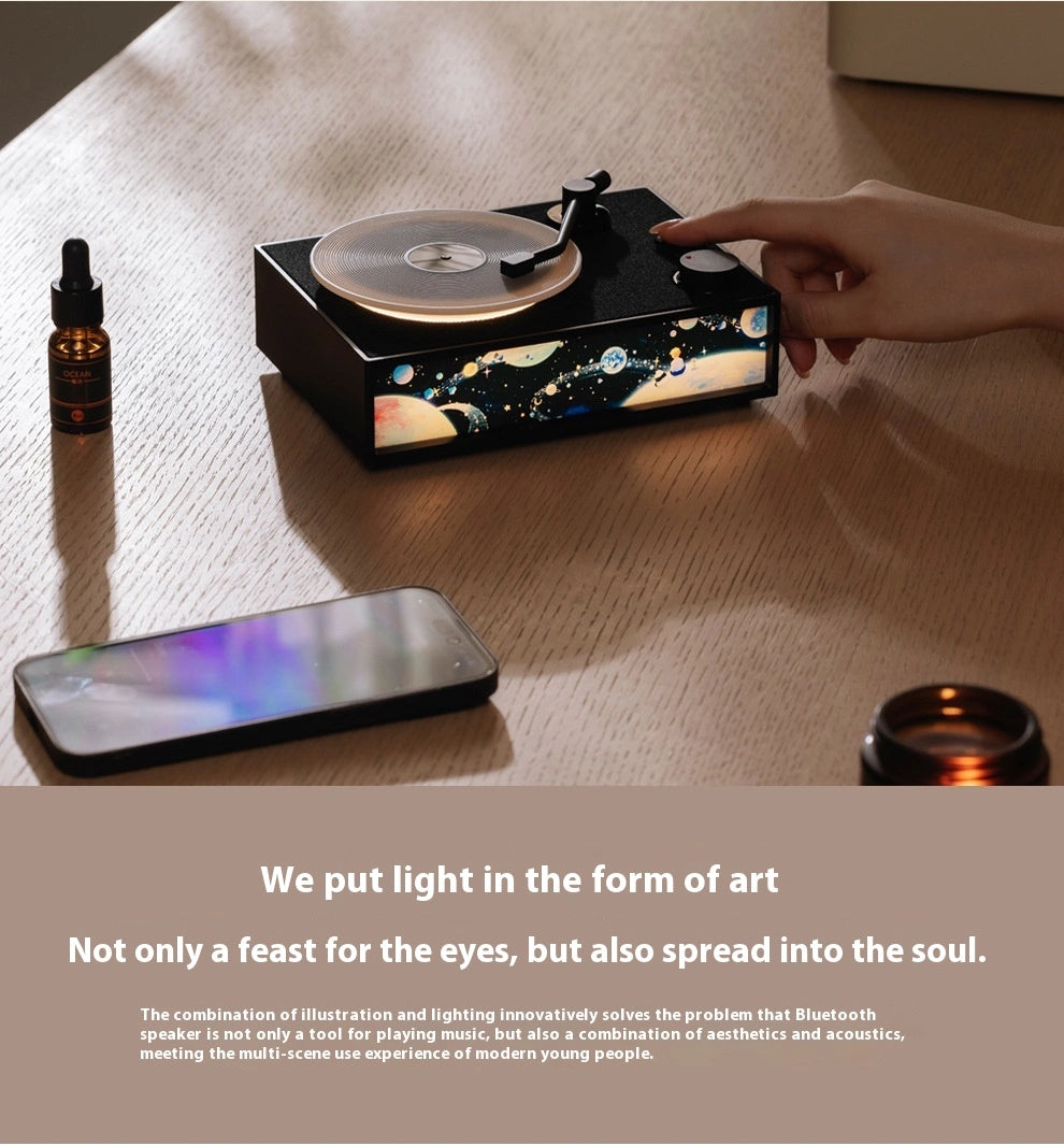 Desktop Fragrance Vinyl Bluetooth Speaker with Lighting and Call Function | Trendy World Goods