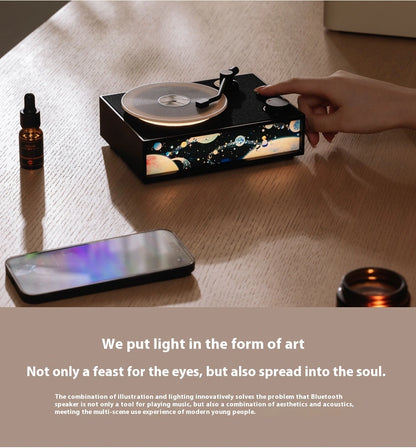 Desktop Fragrance Vinyl Bluetooth Speaker with Lighting and Call Function | Trendy World Goods