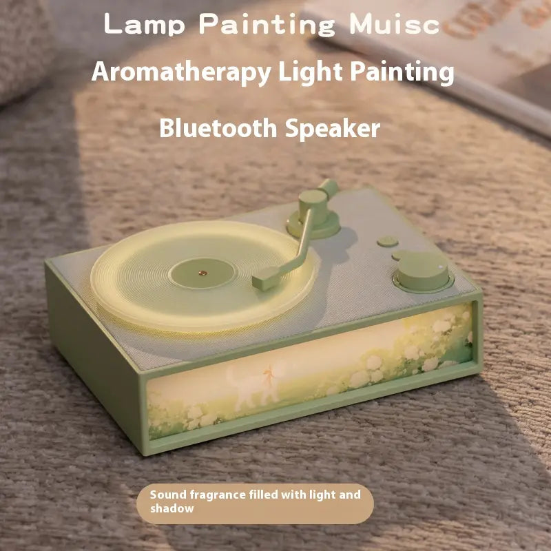 Desktop Fragrance Vinyl Bluetooth Speaker with Lighting and Call Function | Trendy World Goods