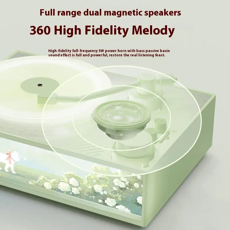 Desktop Fragrance Vinyl Bluetooth Speaker with Lighting and Call Function | Trendy World Goods