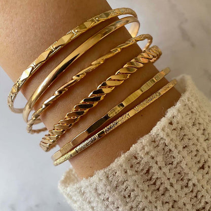 Bohemian Metal Chain Bracelet Set for Women | Trendy World Goods