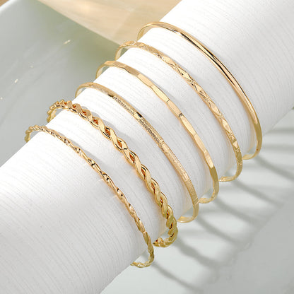 Bohemian Metal Chain Bracelet Set for Women | Trendy World Goods