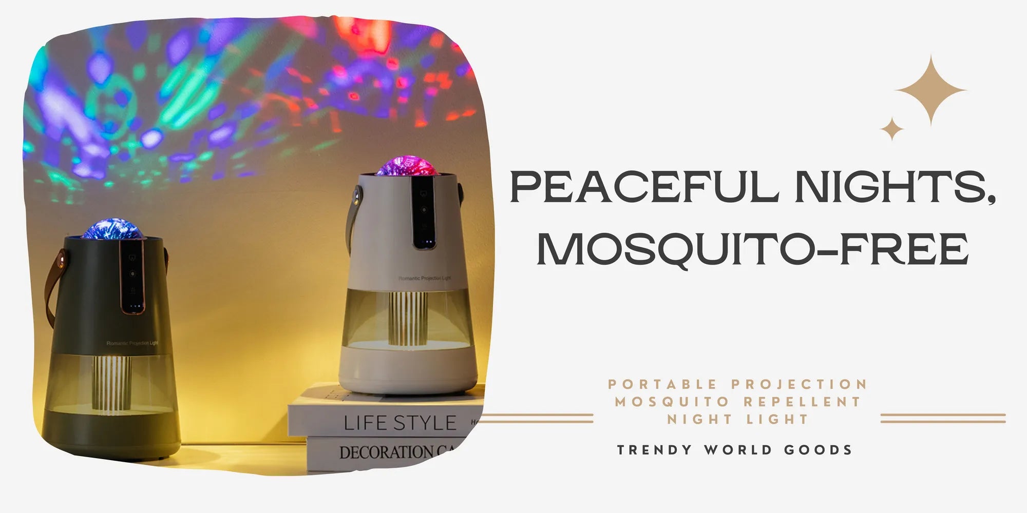 Portable Projection Mosquito Repellent Night Light | Trendy World Goods