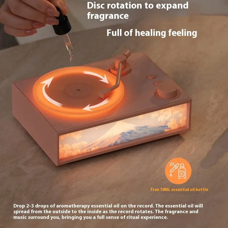 Desktop Fragrance Vinyl Bluetooth Speaker with Lighting and Call Function | Trendy World Goods