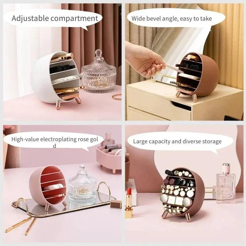 Elegant Lipstick Holder & Makeup Organizer - Elevate Your Vanity's Style - Trendy World Goods