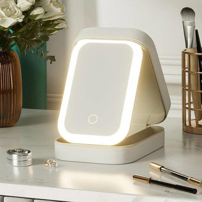 LED Makeup Box with Mirror - Trendy World Goods