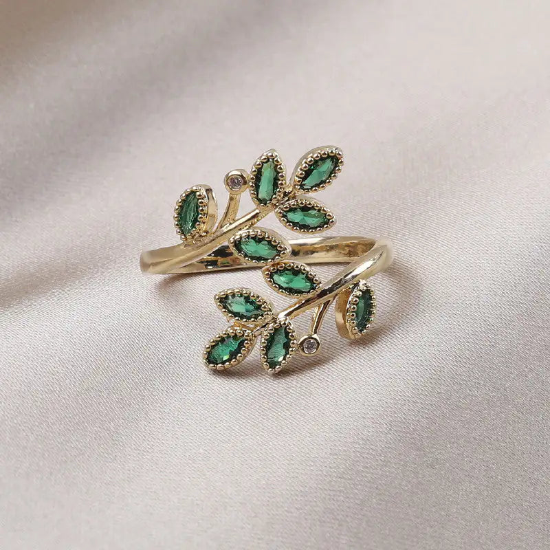 Colored Olive Ring - Elegant & Vibrant Jewelry for Every Style | Trendy World Goods